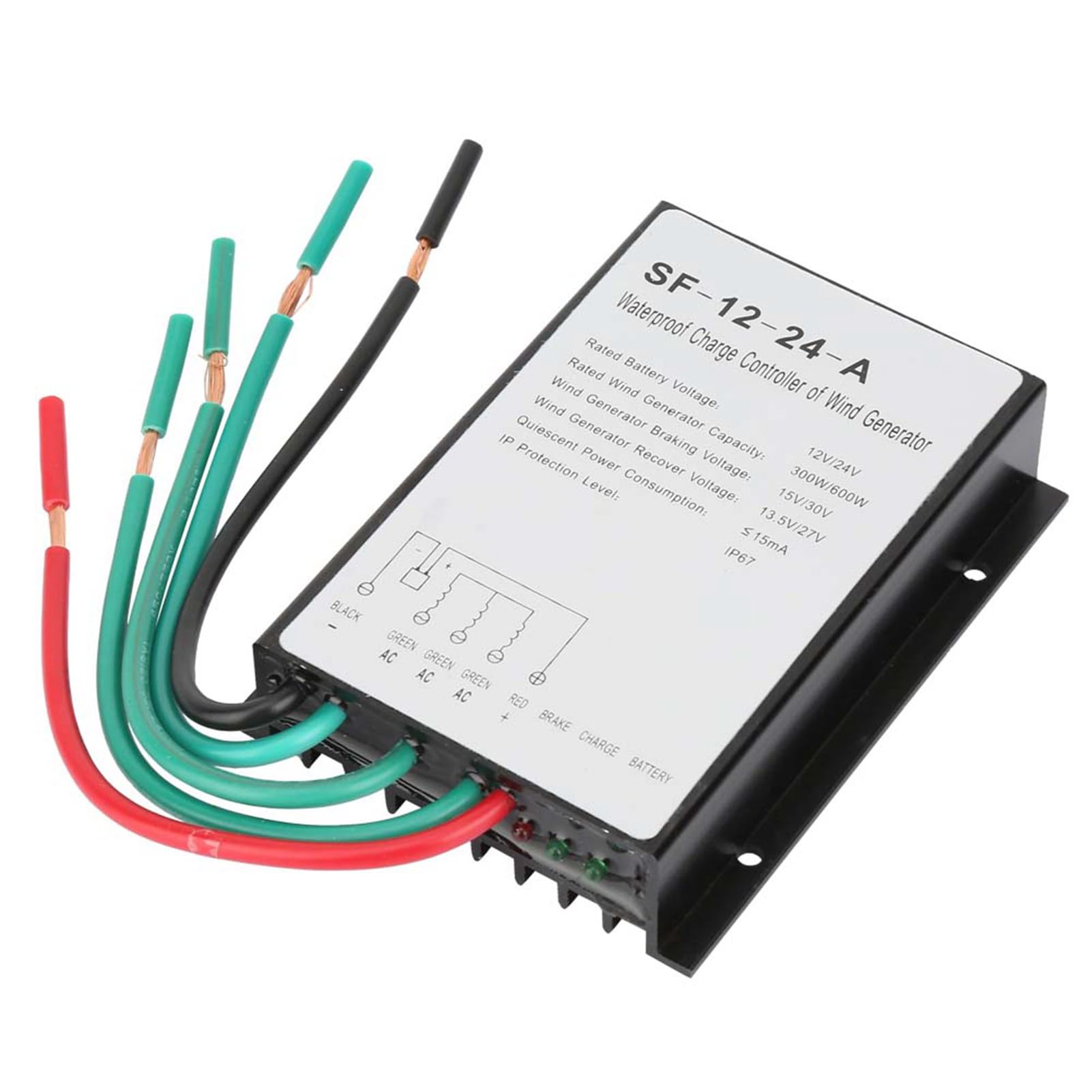 Amazon.co.jp: 風力チャージコントローラー 12V/24V 300W/600W 防水